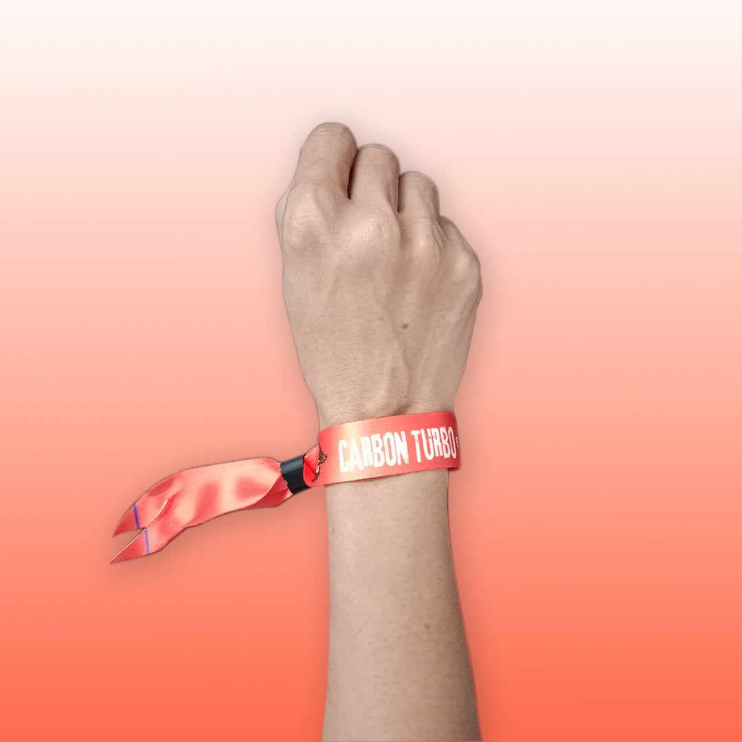 Satin Cloth wristbands - Red colour - wristbandwala.com