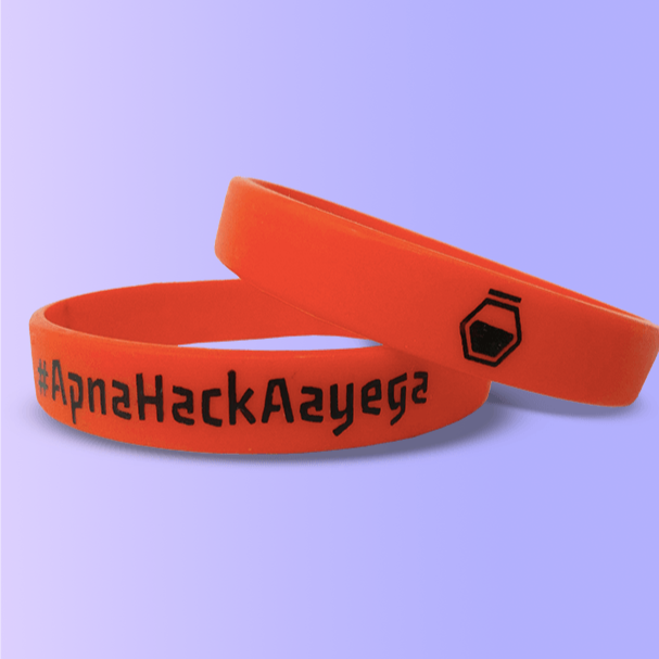 12mm Size - Orange Solid Colour - Custom Printed Silicone Wristbands